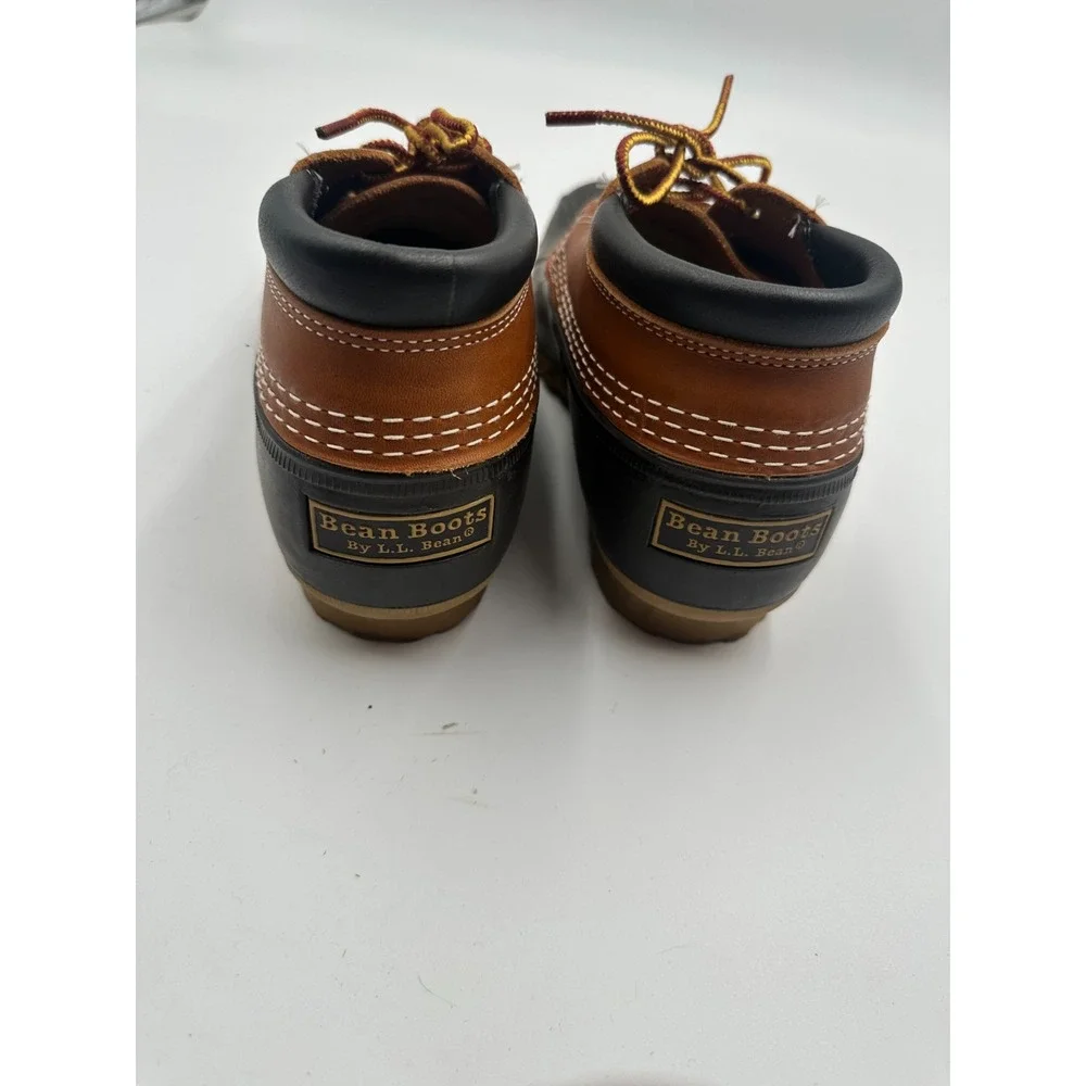 Bean Boots By L.L. Bean Maine Men's Hunting Shoes Black Brown Rain Duck‎ Boots